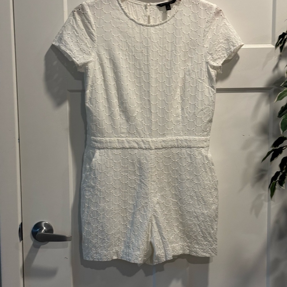 Banana Republic Ivory Lace Top